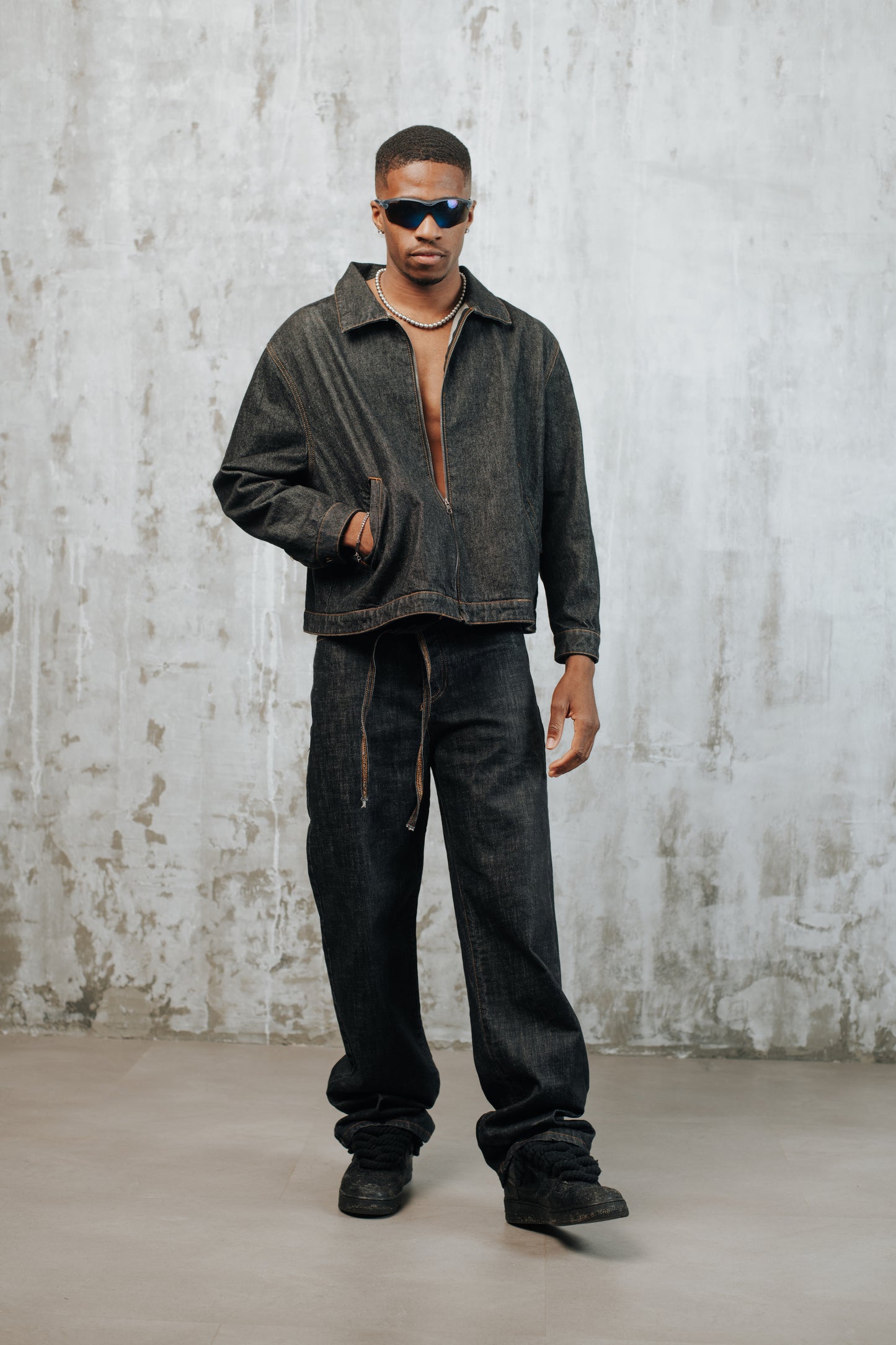 INFATUATION Street Chic Denim Set