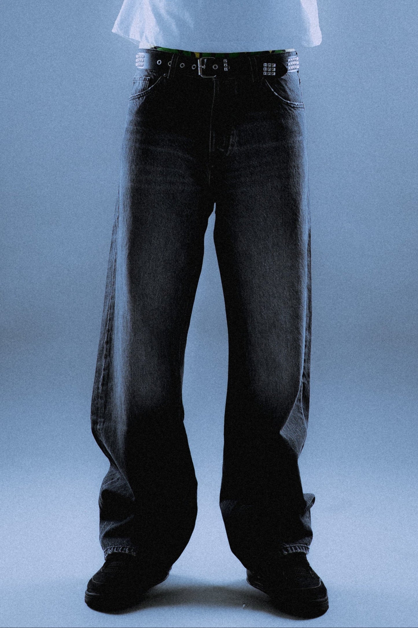 INFATUATION Faded Black Jeans