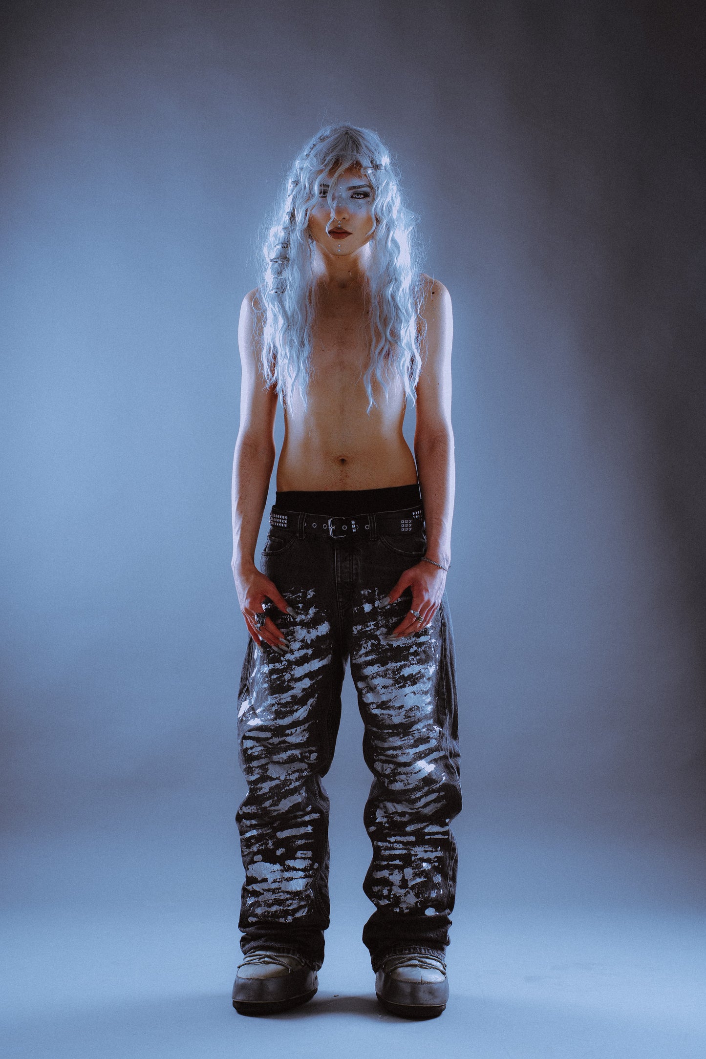 INFATUATION Faded Black Jeans - Special Edition