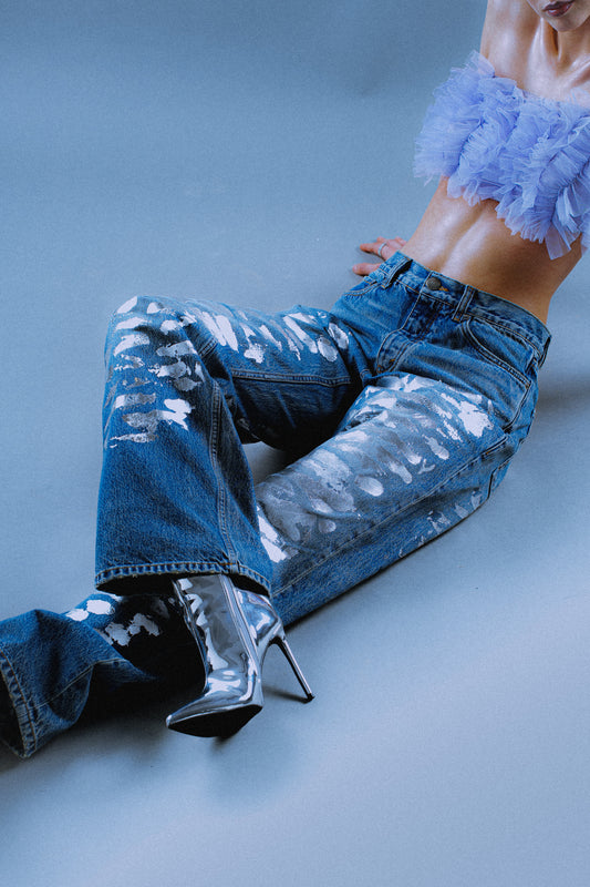 INFATUATION Faded Blue Jeans - Special Edition