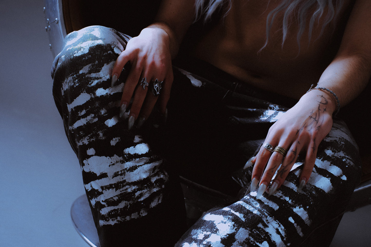 INFATUATION Faded Black Jeans - Special Edition