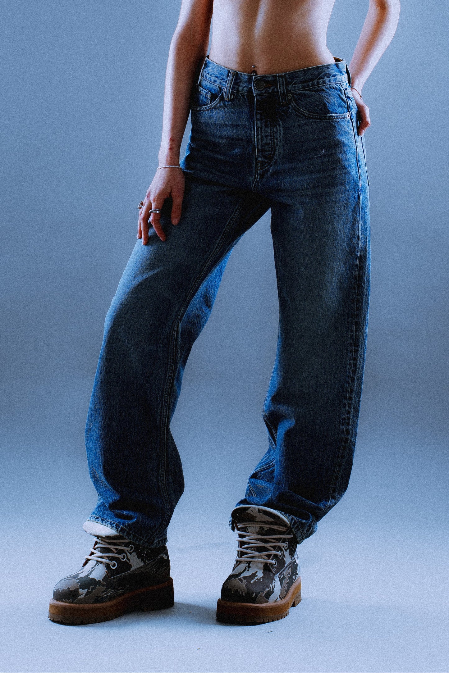 INFATUATION Faded Blue Jeans