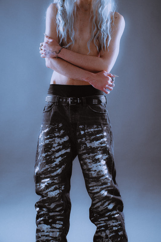 INFATUATION Faded Black Jeans - Special Edition