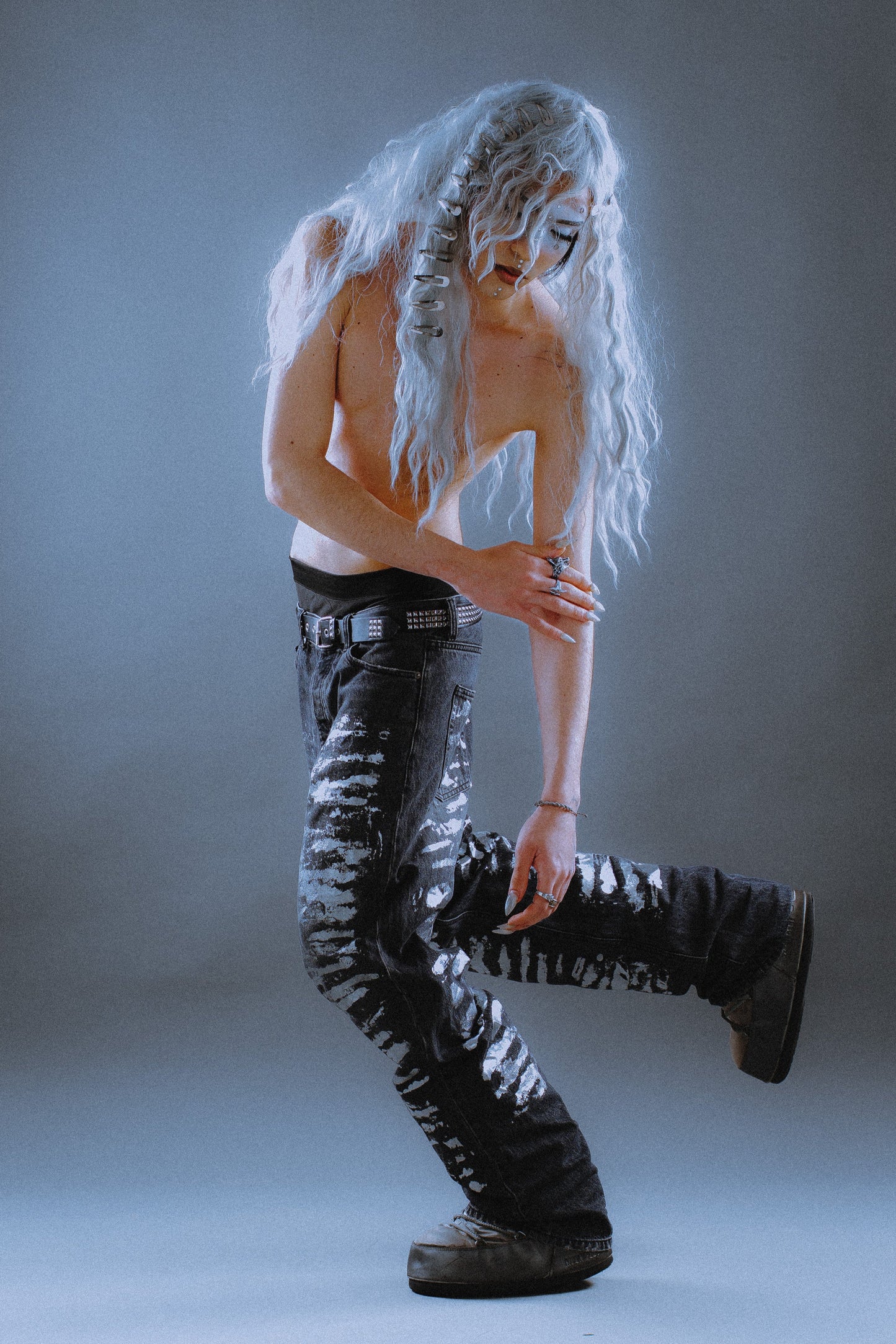 INFATUATION Faded Black Jeans - Special Edition
