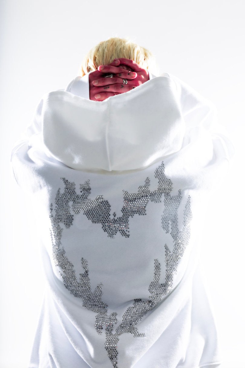 INFATUATION Flaming Hoodie - White