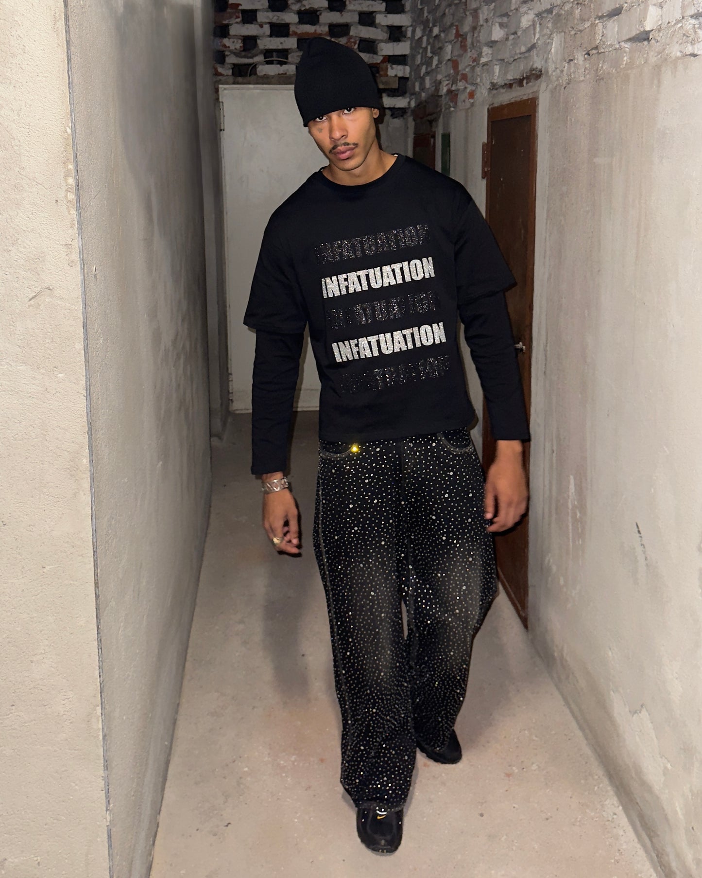 INFATUATION Diamond Tears Jeans