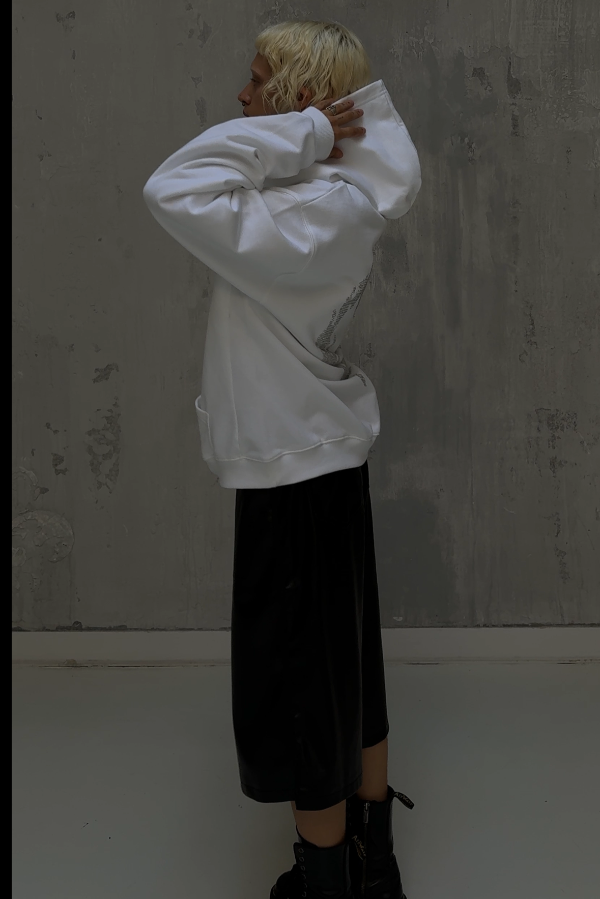 INFATUATION Flaming Hoodie - White