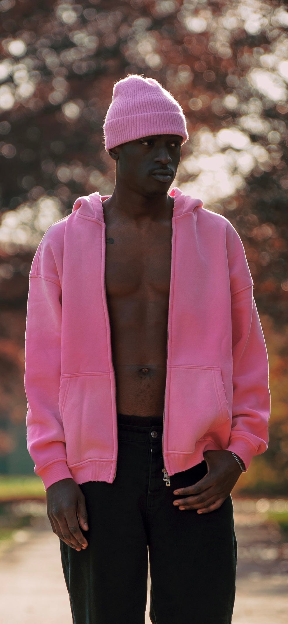 INFATUATION " Miami Sky " Zip Hoodie
