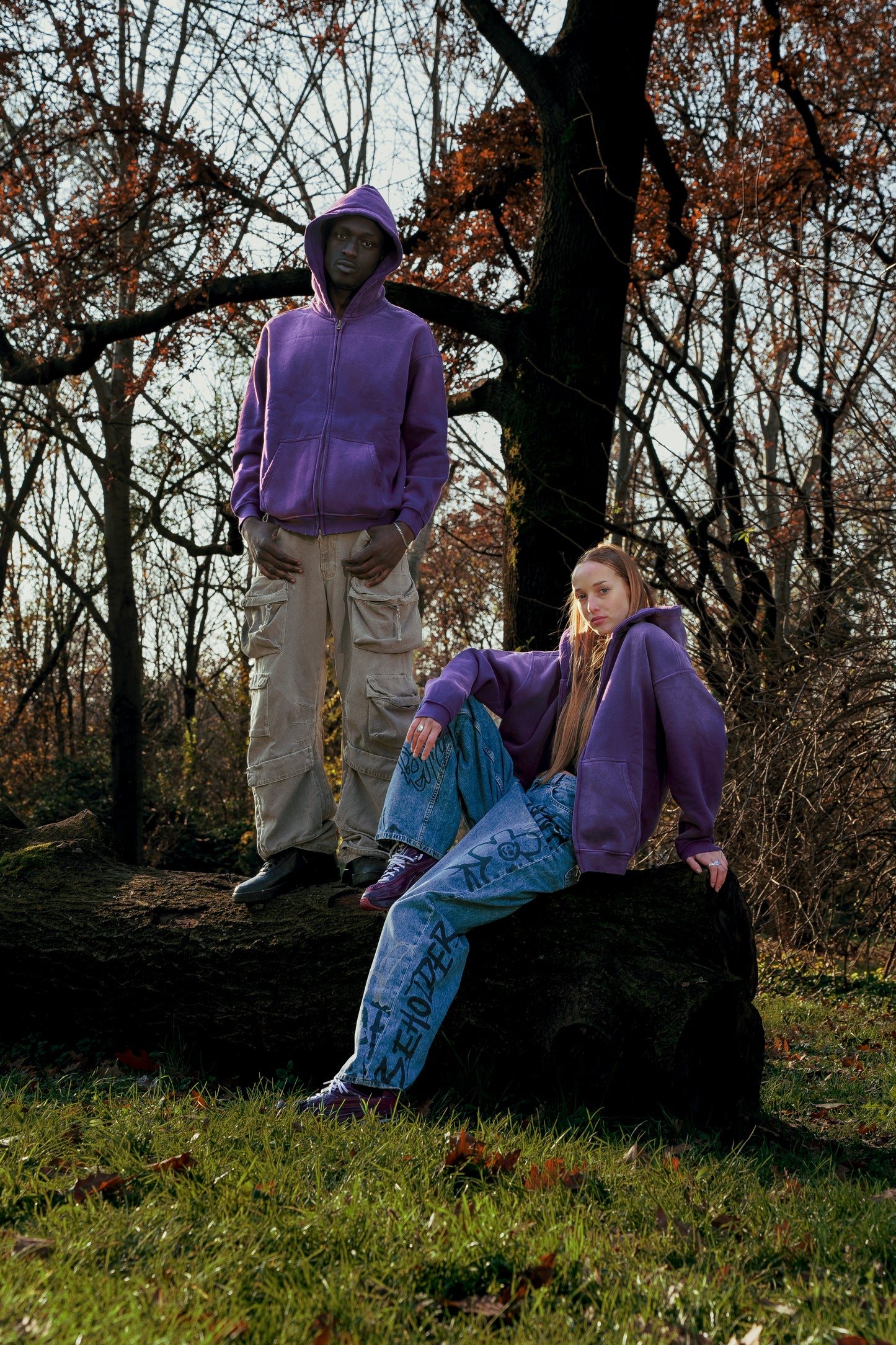 INFATUATION " Jaipur Sky " Zip Hoodie
