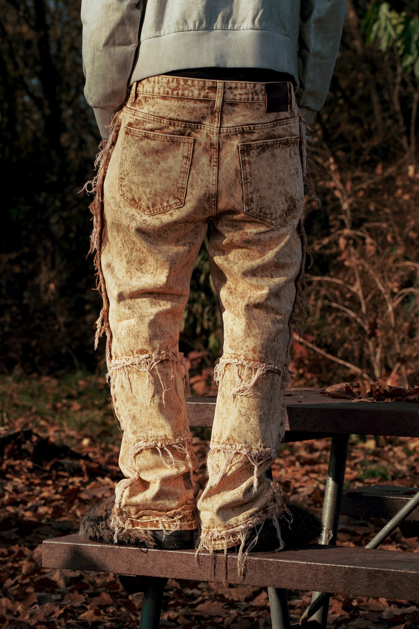 INFATUATION Destroyed Jeans - Brown