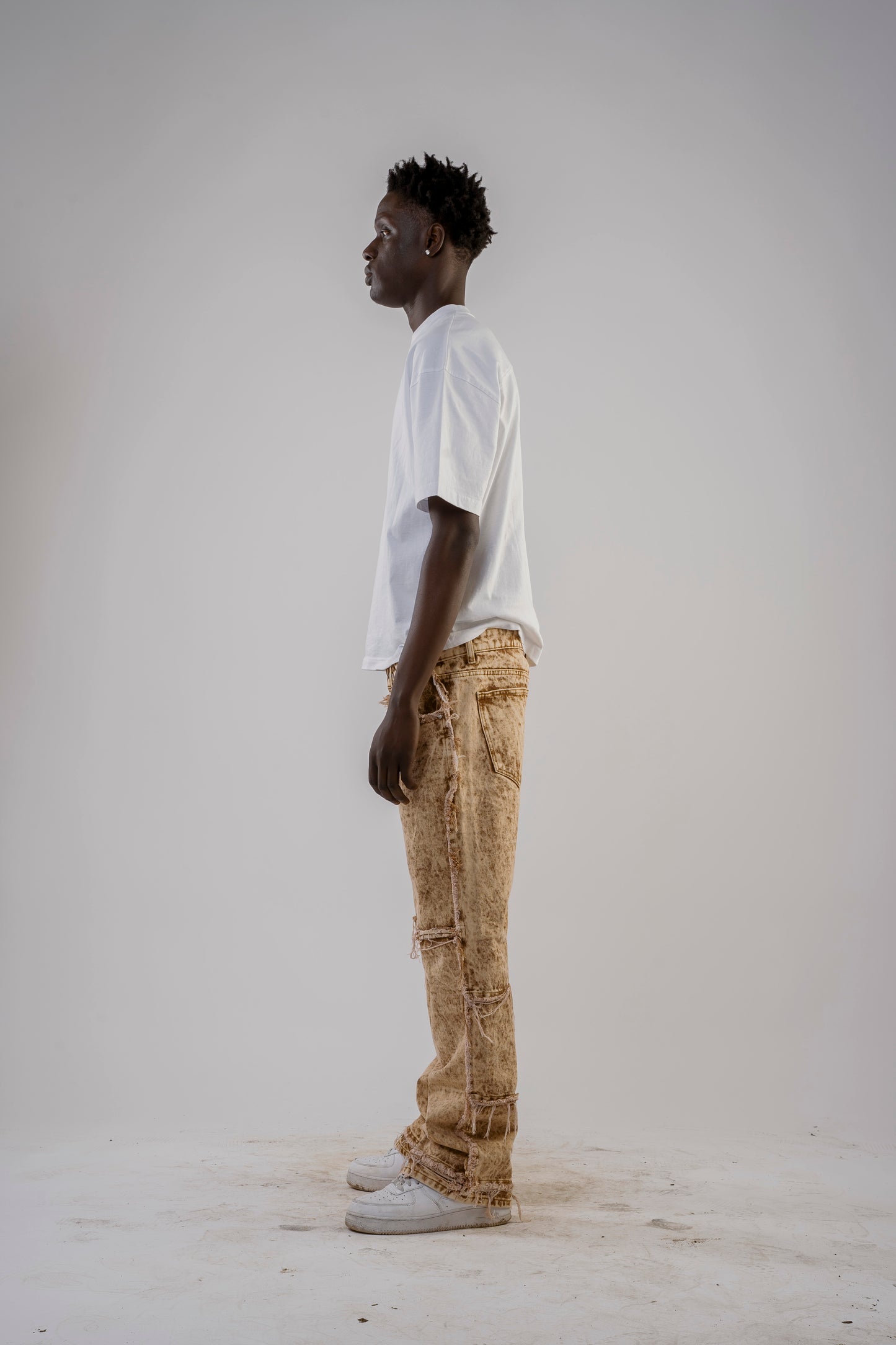 INFATUATION Destroyed Jeans - Brown