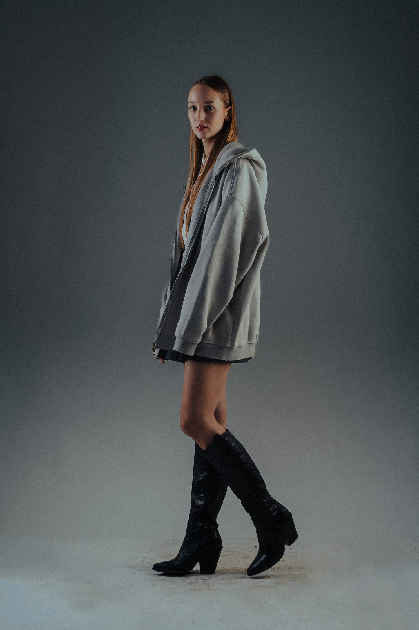 INFATUATION " Milan Sky " Zip Hoodie