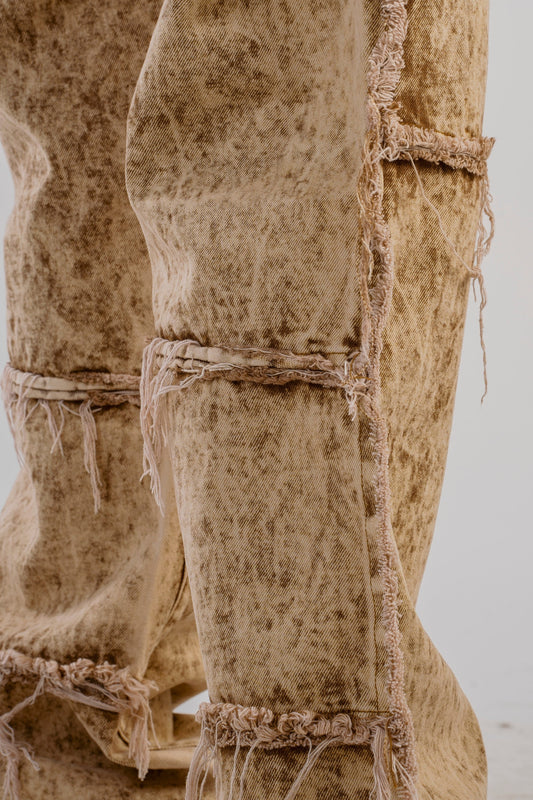 INFATUATION Destroyed Jeans - Brown