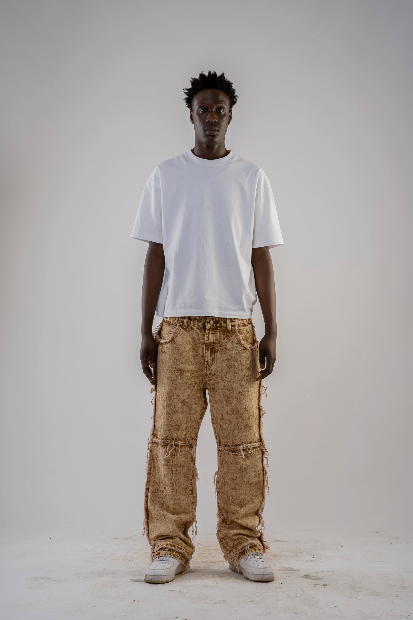 INFATUATION Destroyed Jeans - Brown