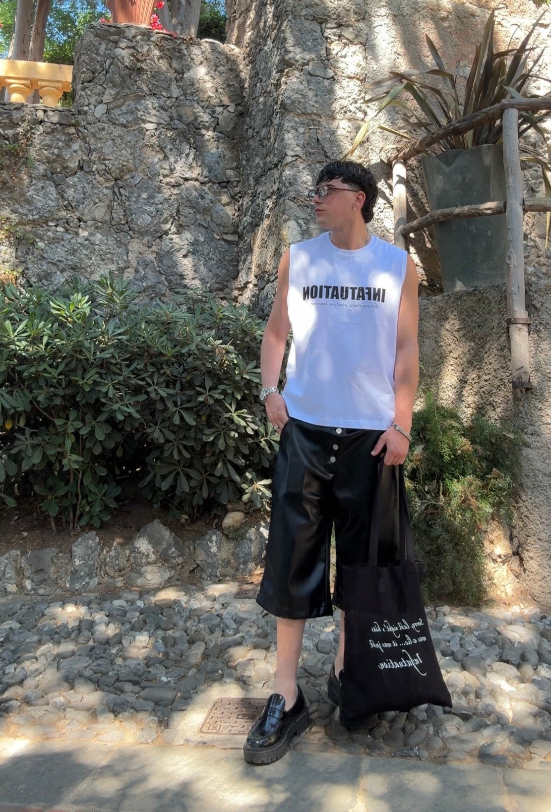 INFATUATION Love/Ghost Tank - White