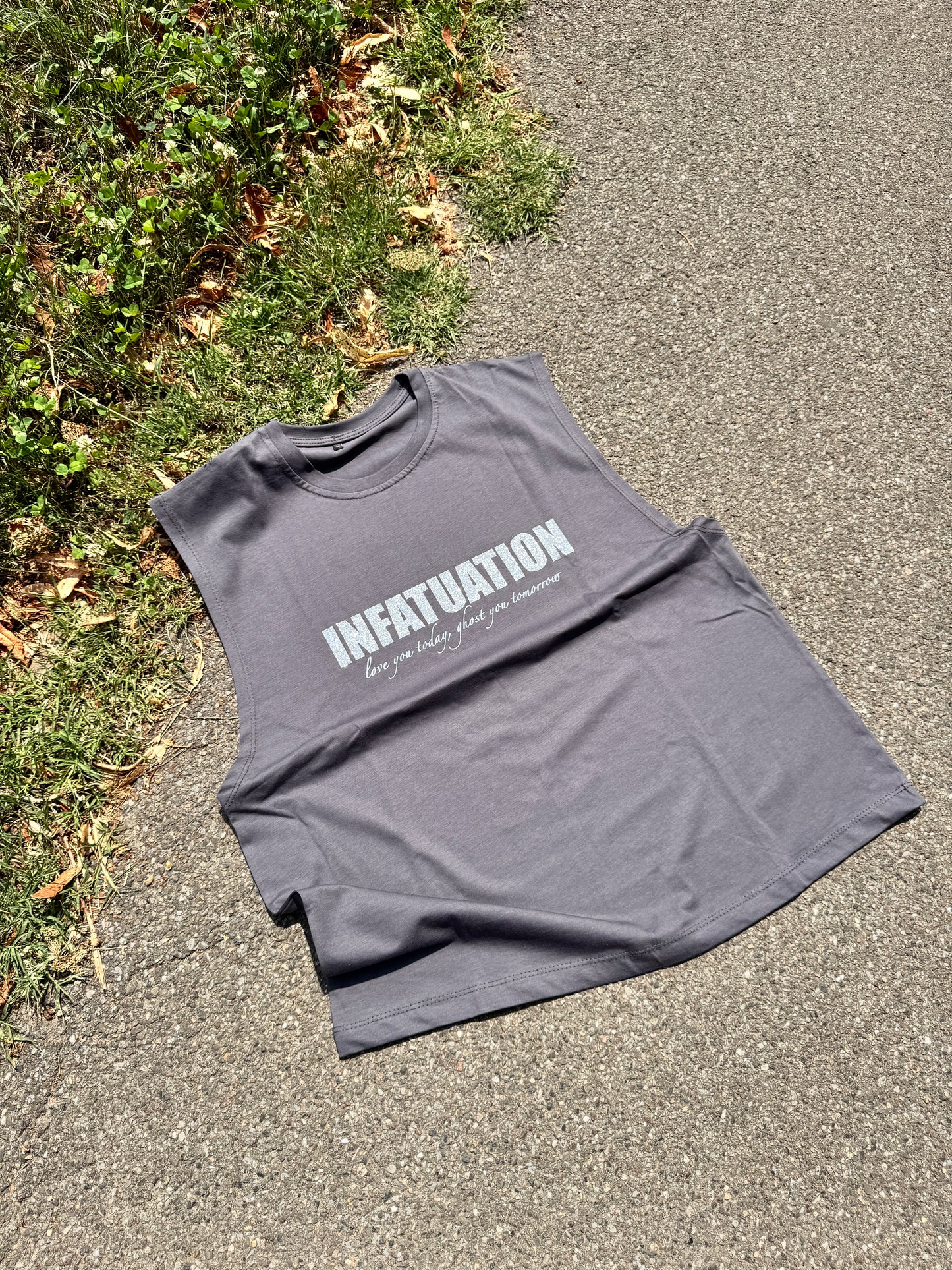 INFATUATION Love/Ghost Tank - Dark Grey