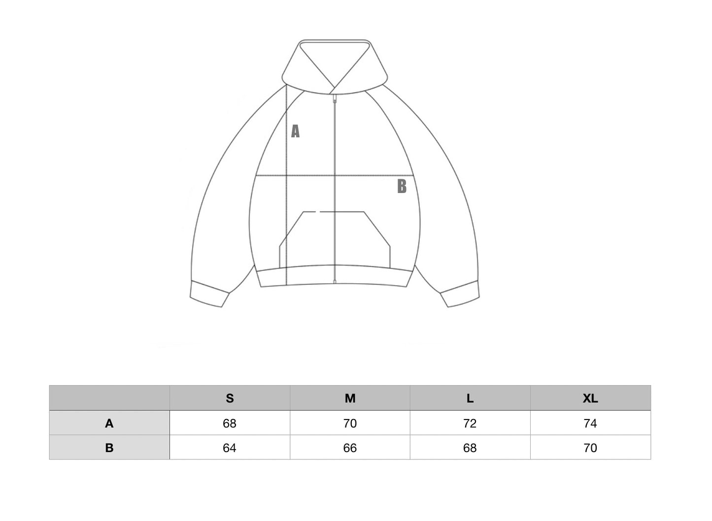 INFATUATION " Miami Sky " Zip Hoodie
