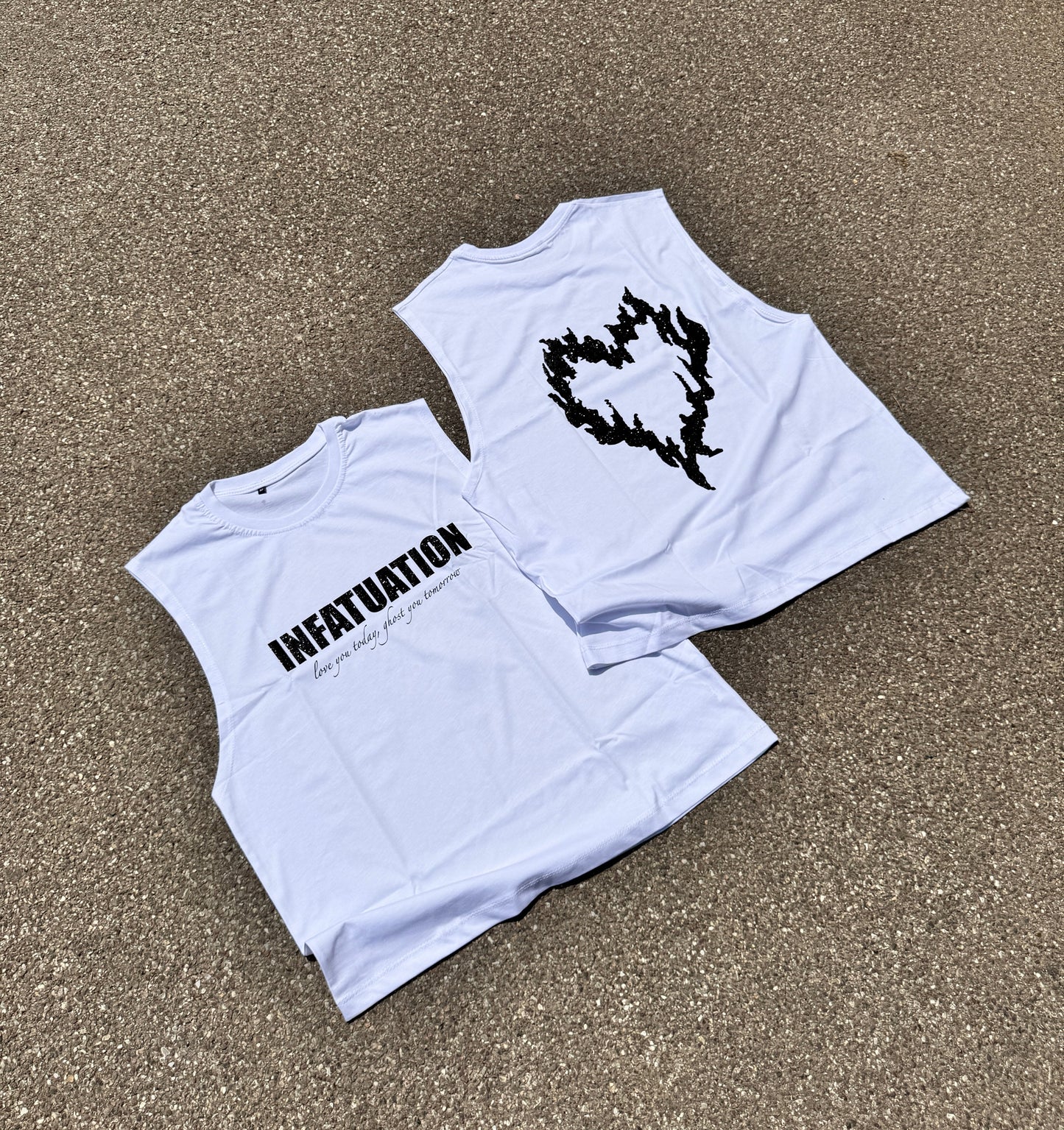 INFATUATION Love/Ghost Tank - White