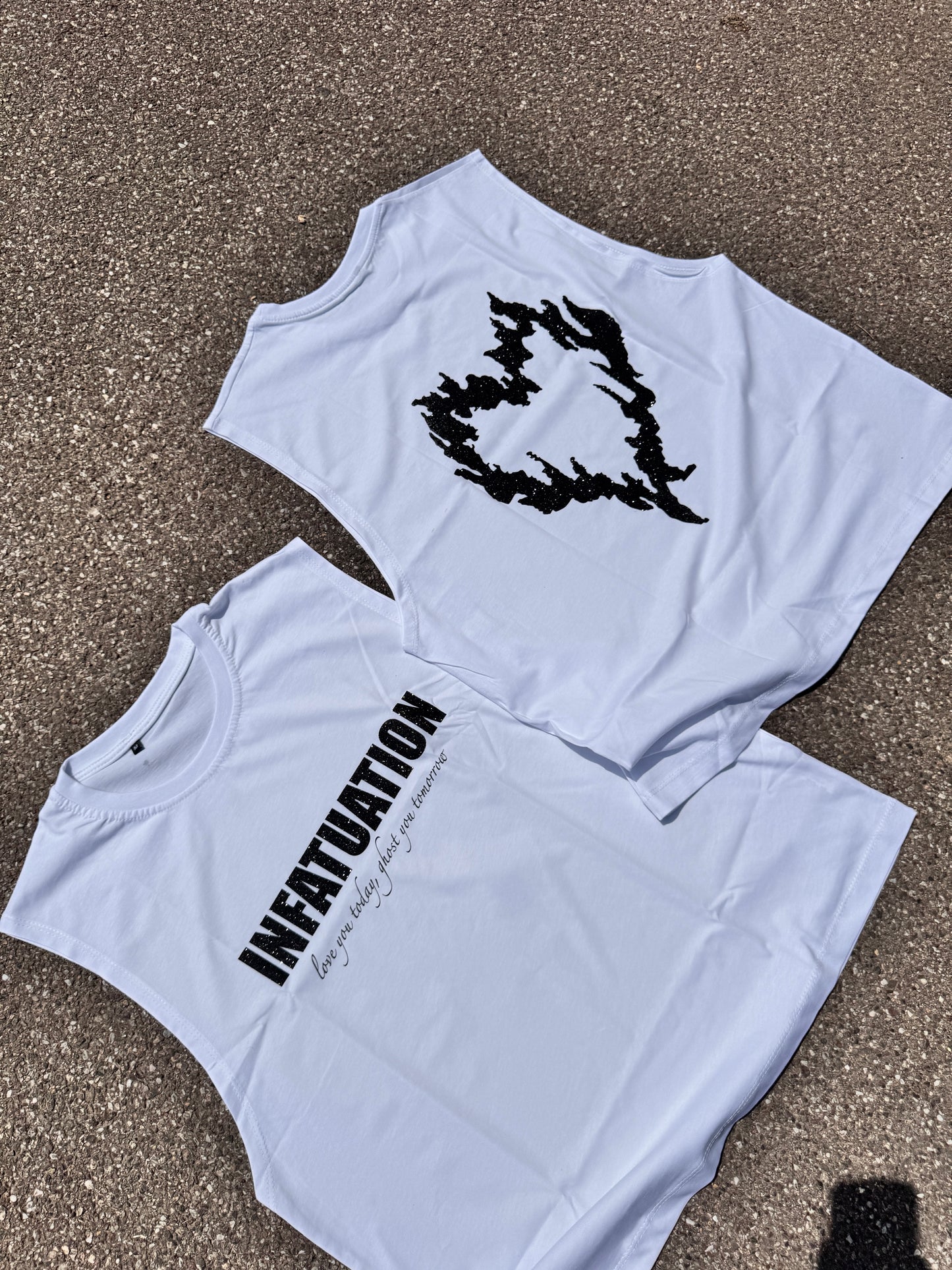 INFATUATION Love/Ghost Tank - White