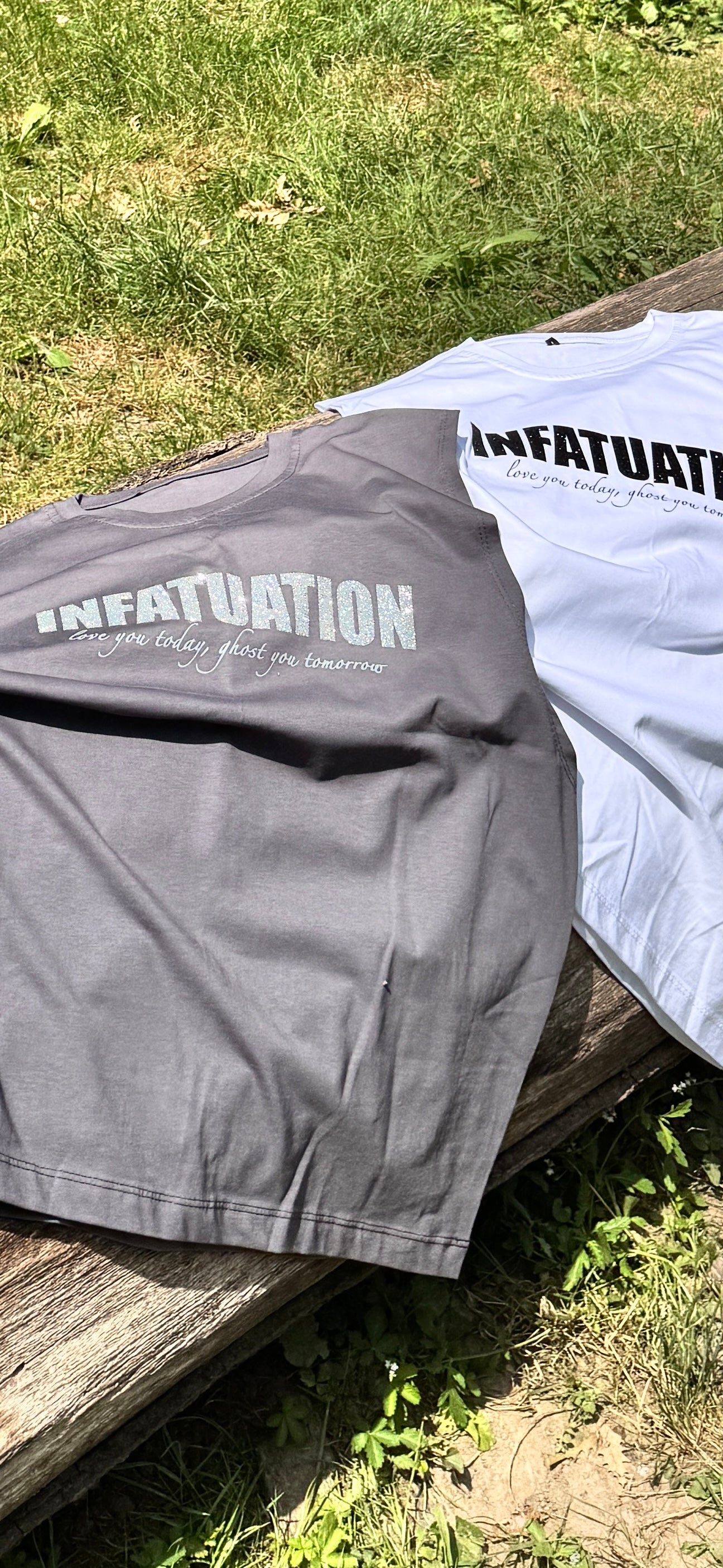 INFATUATION Love/Ghost Tank - Dark Grey