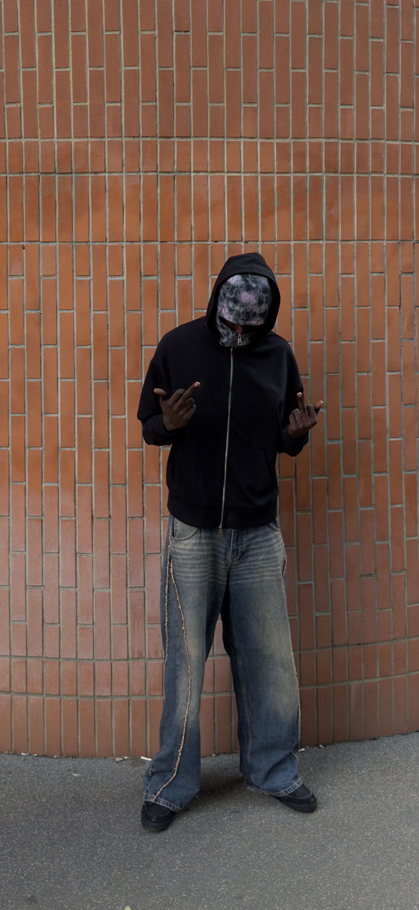 INFATUATION Nebula Mask Zip-Hoodie