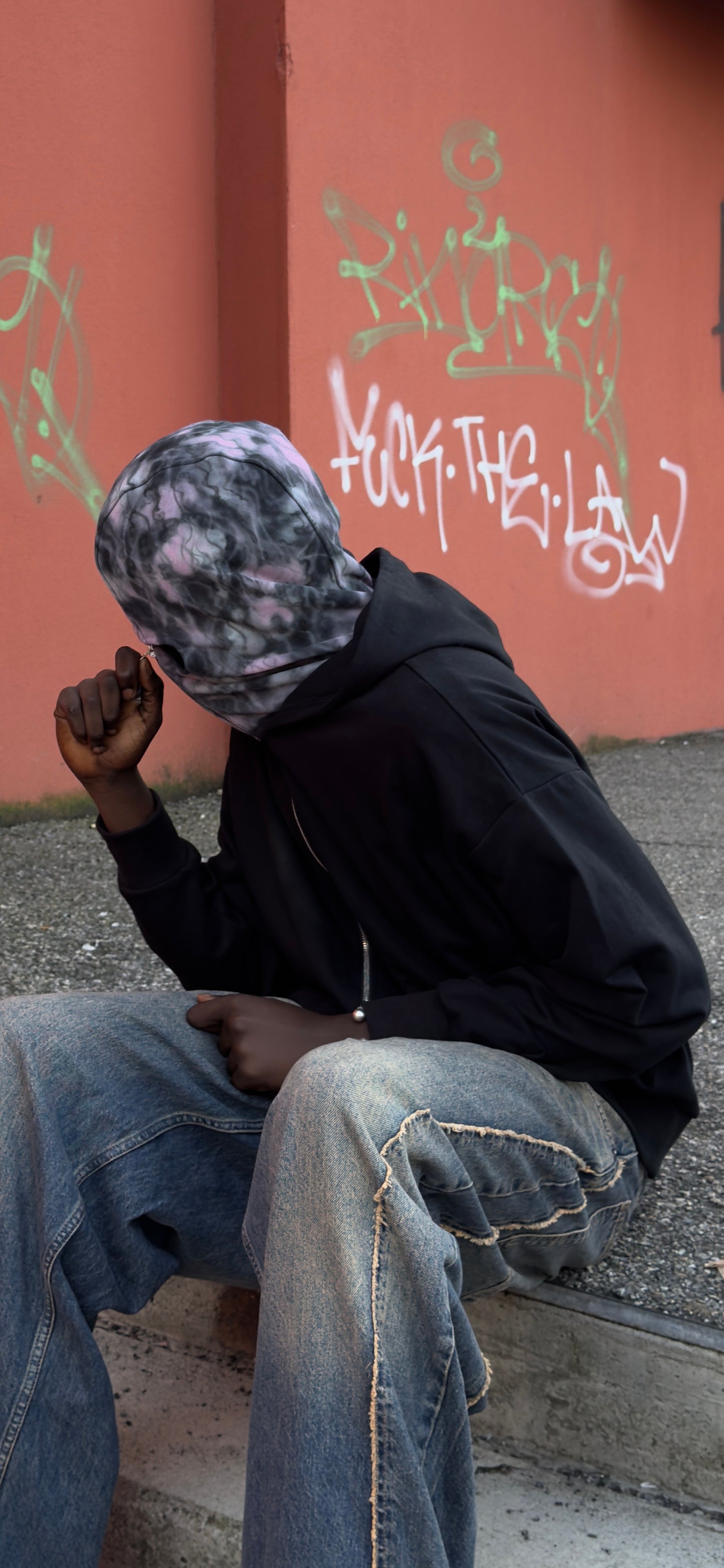 INFATUATION Nebula Mask Zip-Hoodie