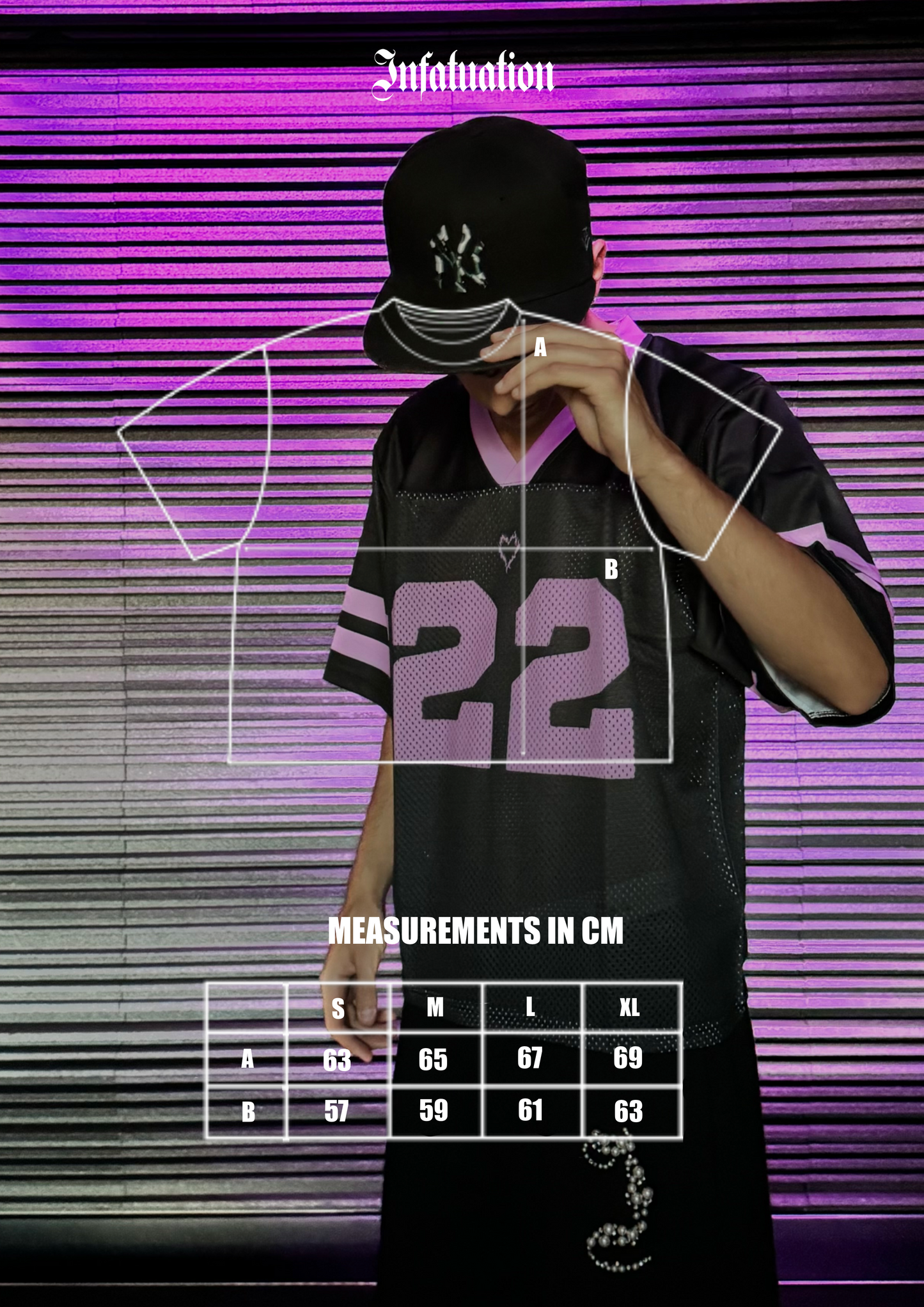 INFATUATION Iconic Jersey - Black