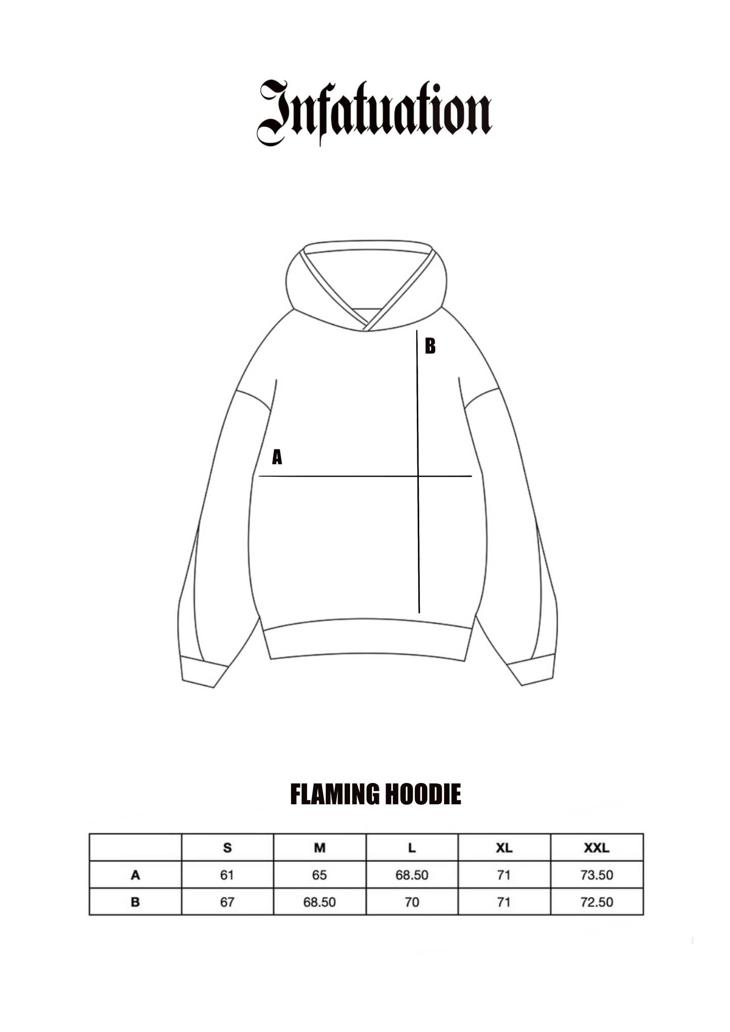 INFATUATION Flaming Hoodie - White