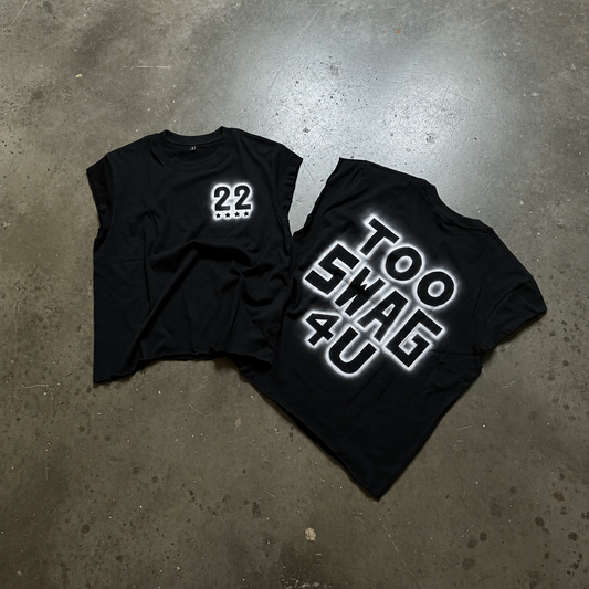 INFATUATION " Too Swag " Airbrush Tee - B/W