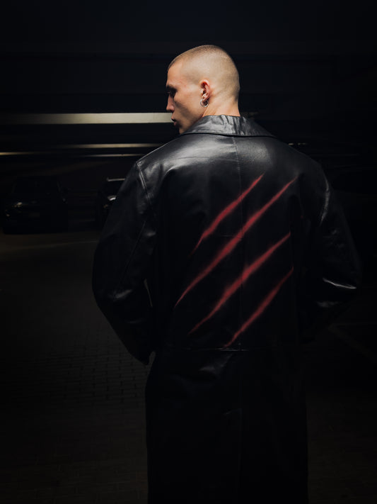 INFATUATION Hellbound Leather Trench