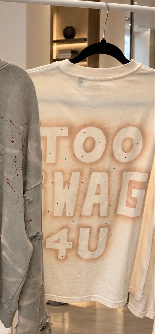 INFATUATION " Too Swag " Airbrush + Swarovski LS