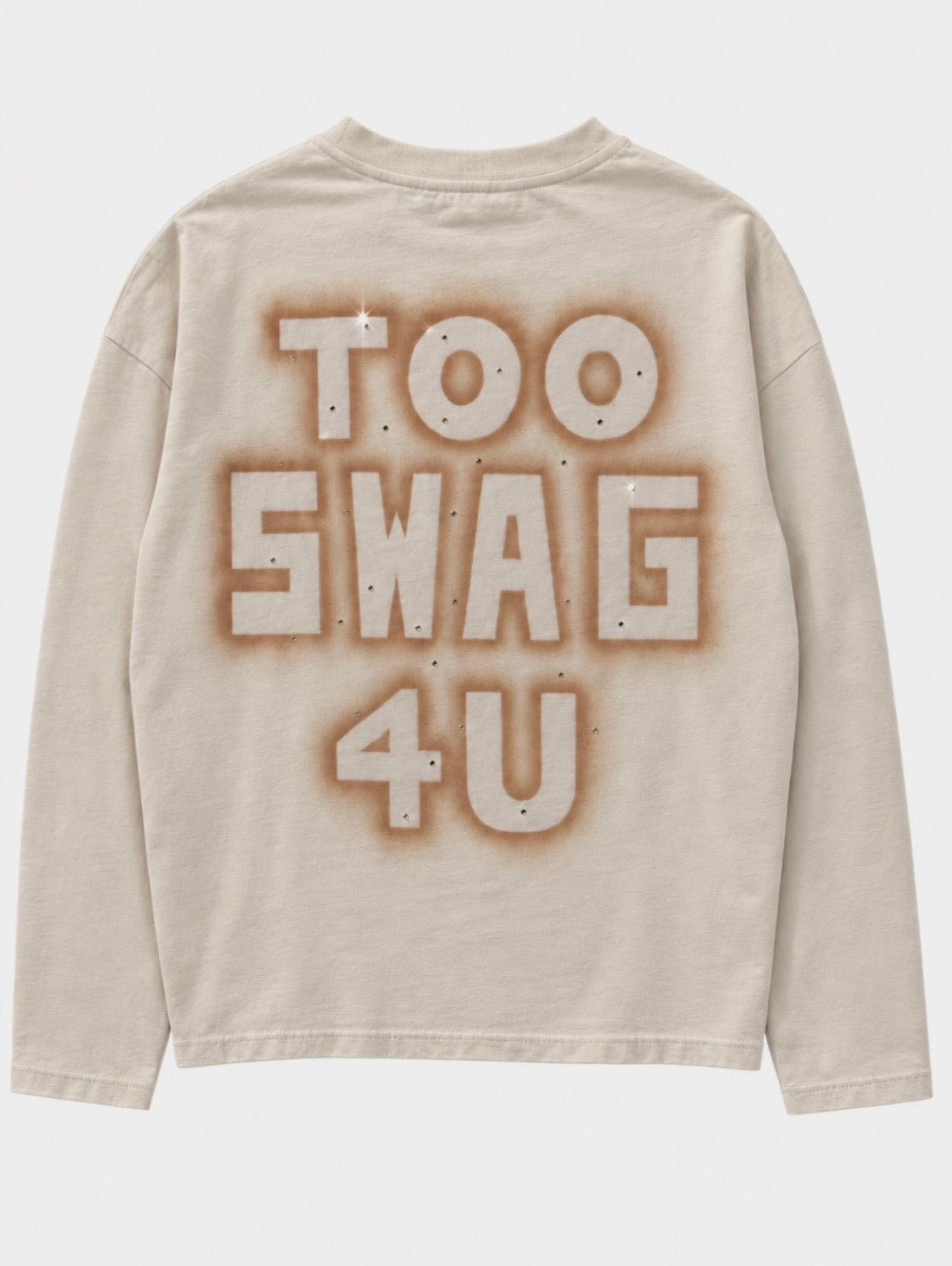 INFATUATION " Too Swag " Airbrush + Swarovski LS