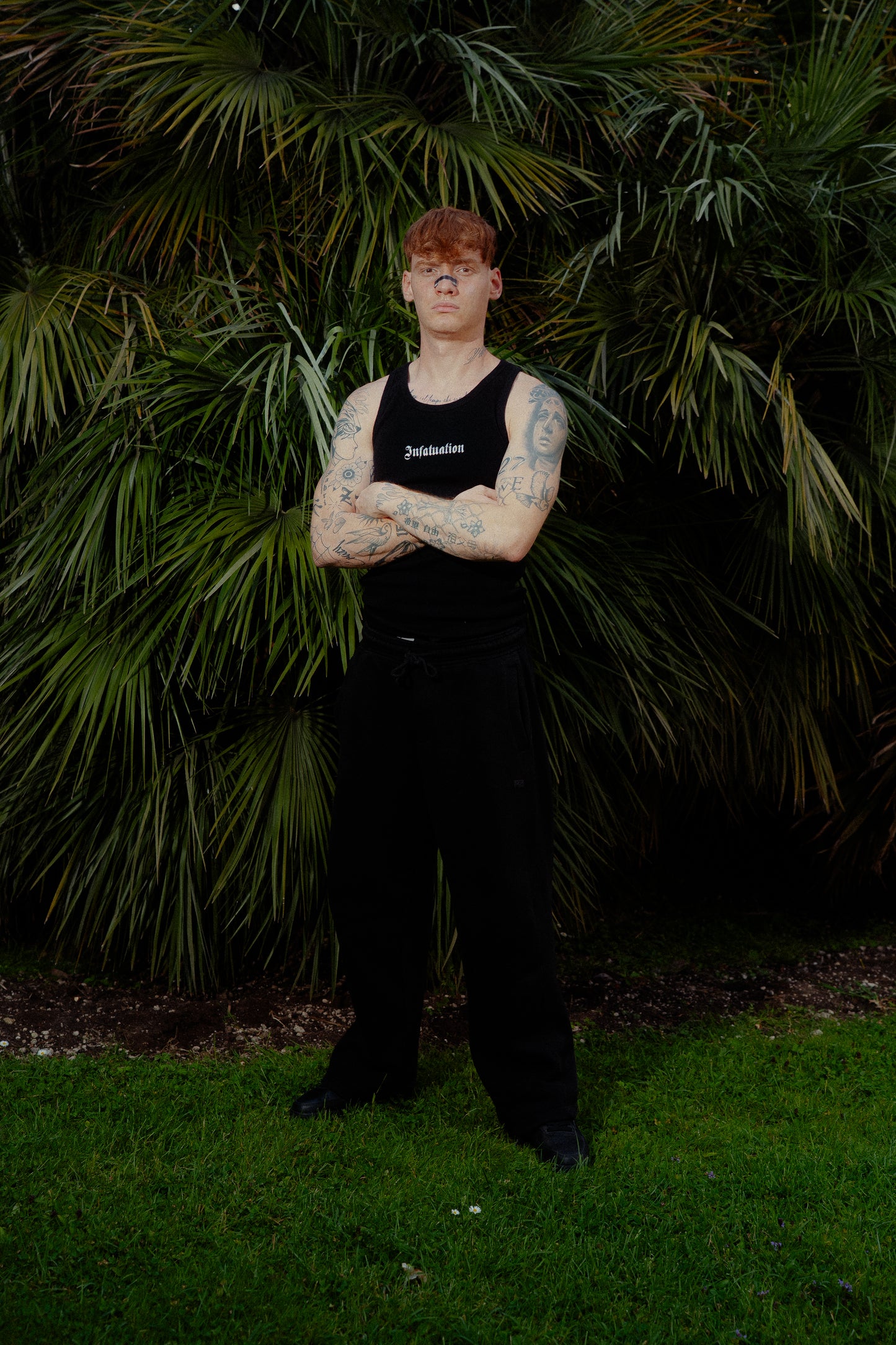 INFATUATION Luminous Tank-Top – Black