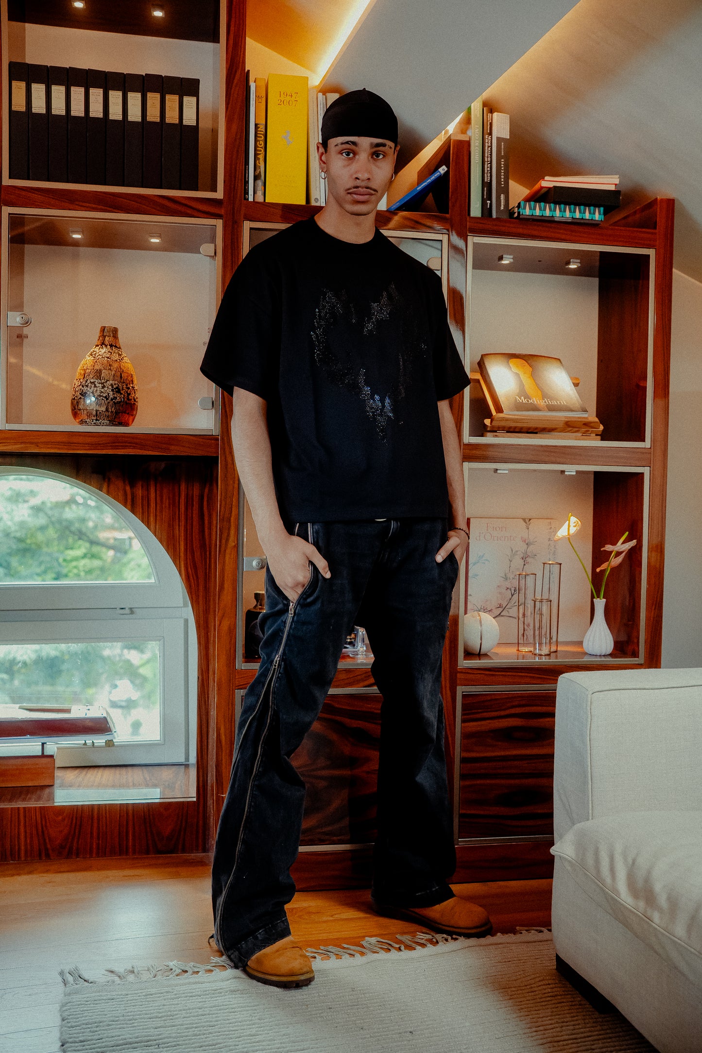INFATUATION Flaming Tee RVLT - Black