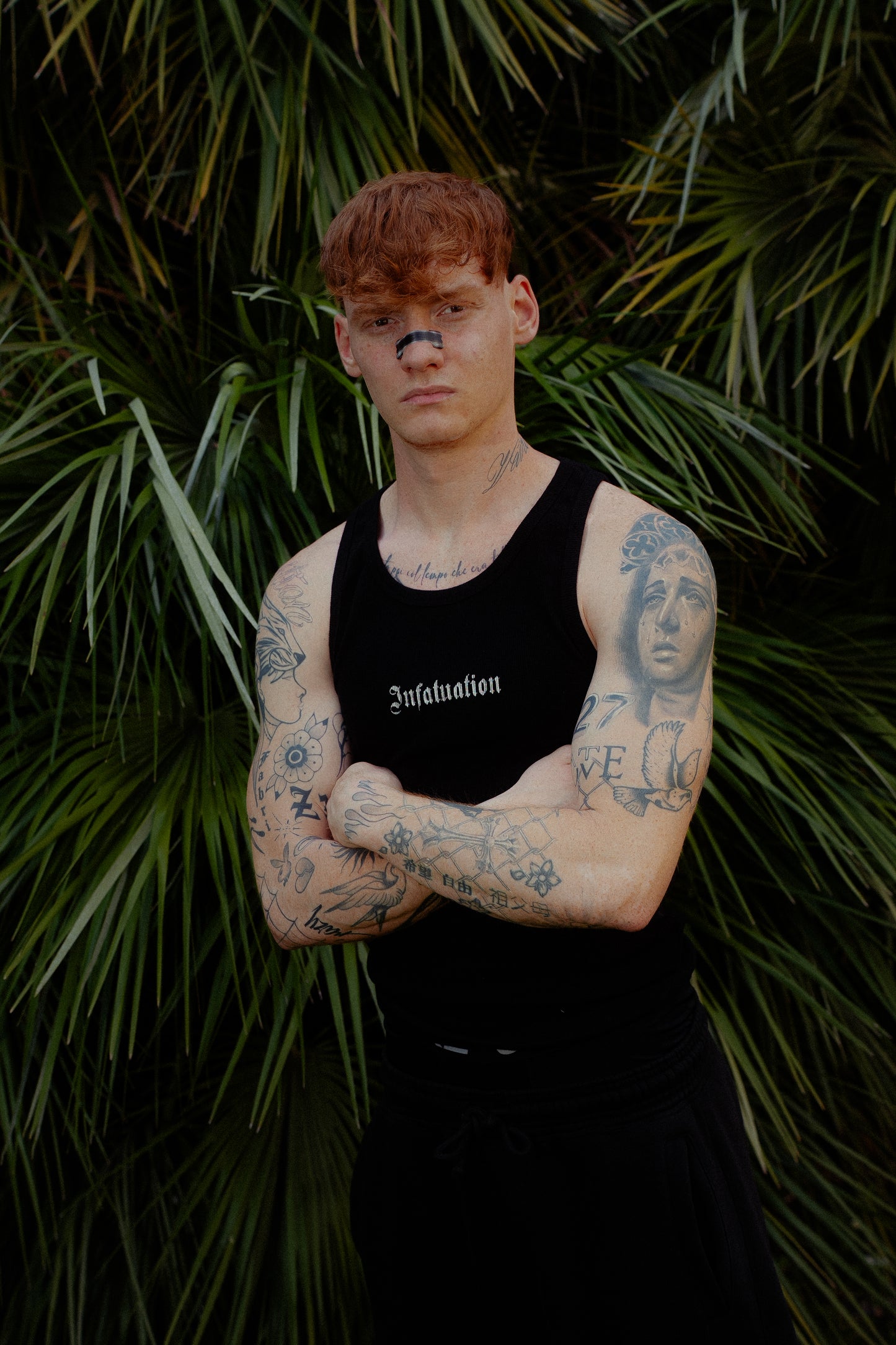 INFATUATION Luminous Tank-Top – Black