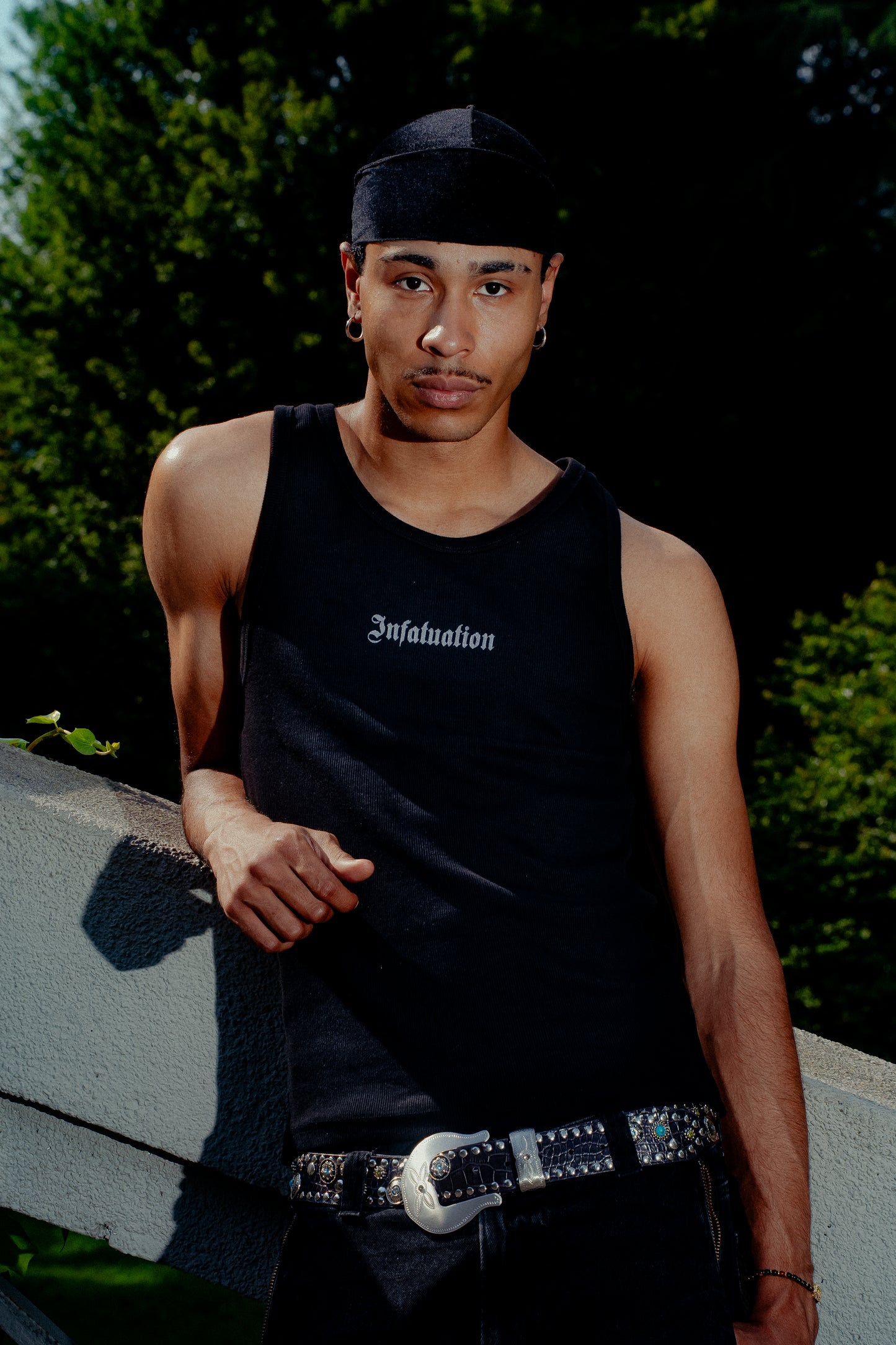 INFATUATION Luminous Tank-Top – Black