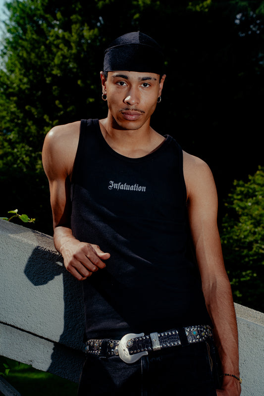 INFATUATION Luminous Tank-Top – Black