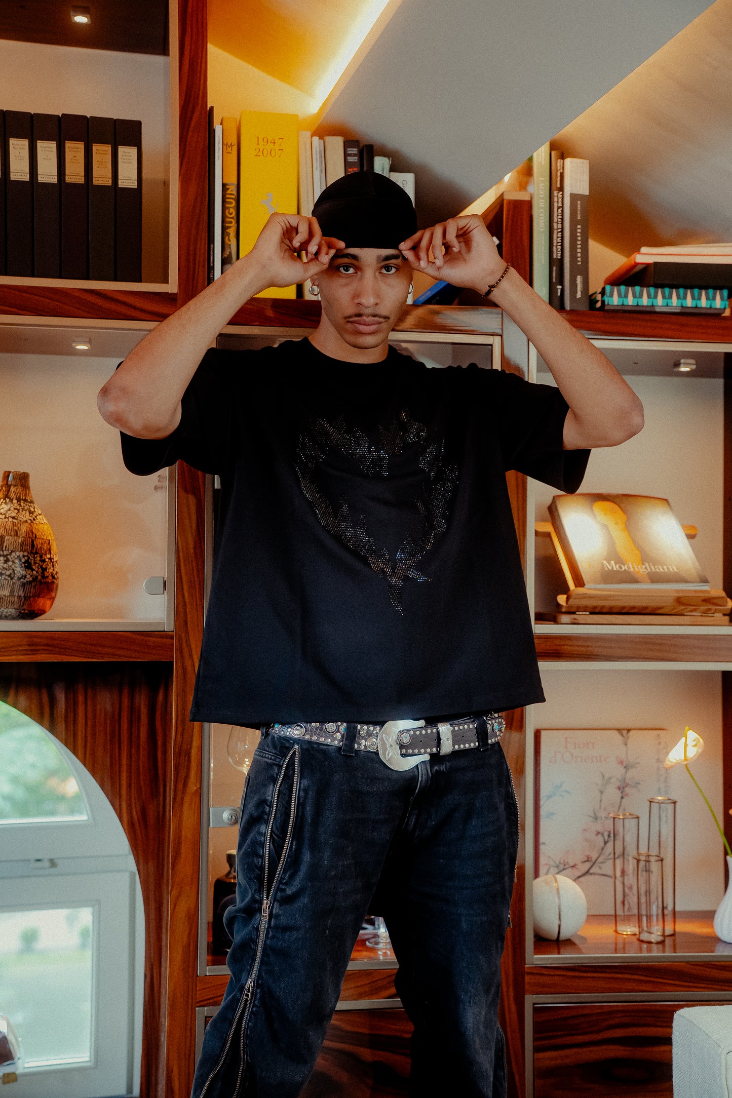 INFATUATION Flaming Tee RVLT - Black