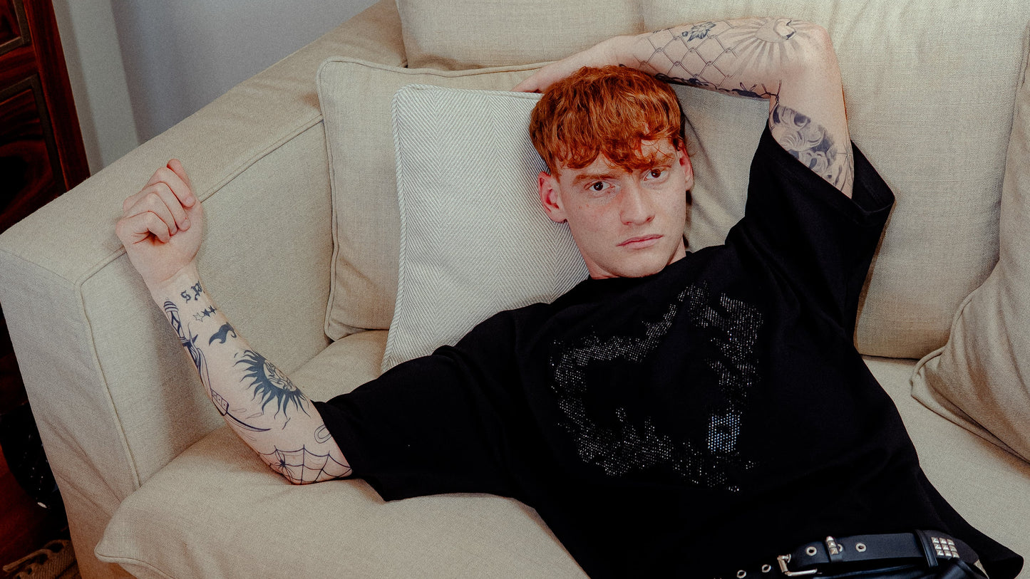 INFATUATION Flaming Tee RVLT - Black