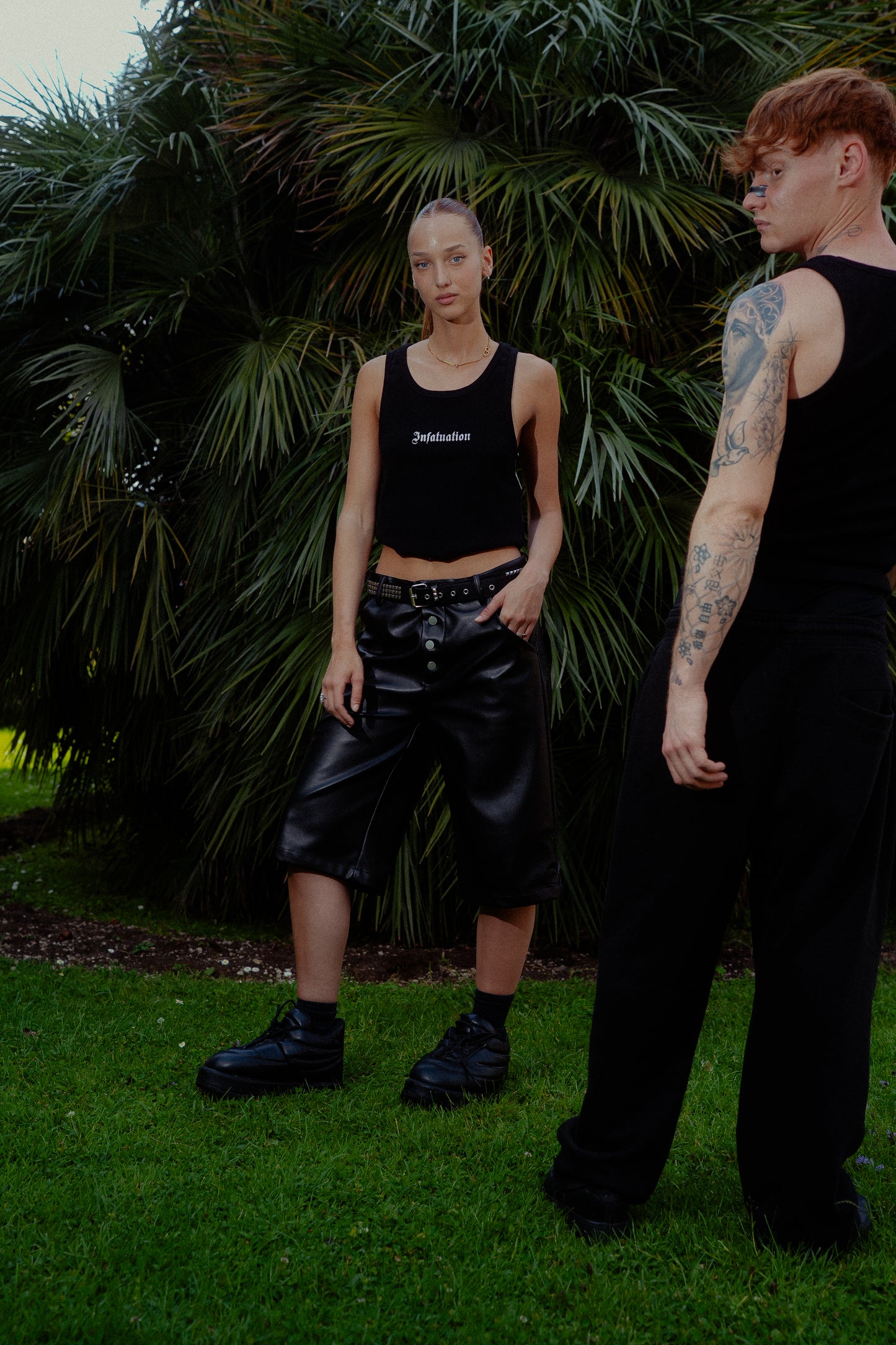 INFATUATION Luminous Tank-Top – Black