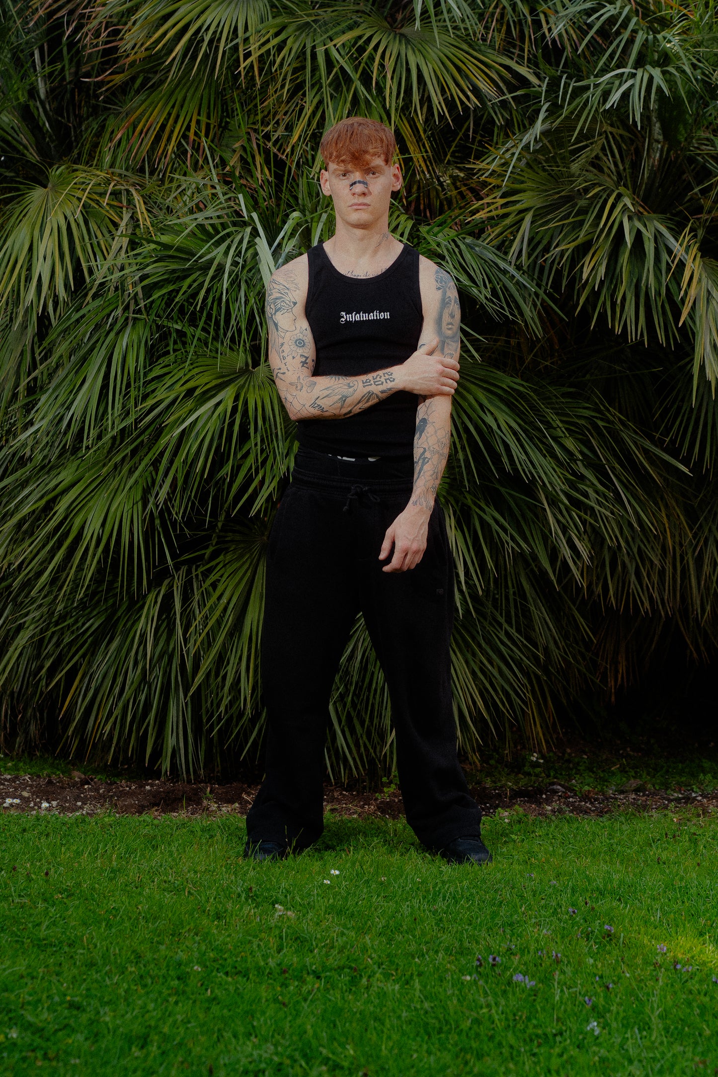 INFATUATION Luminous Tank-Top – Black