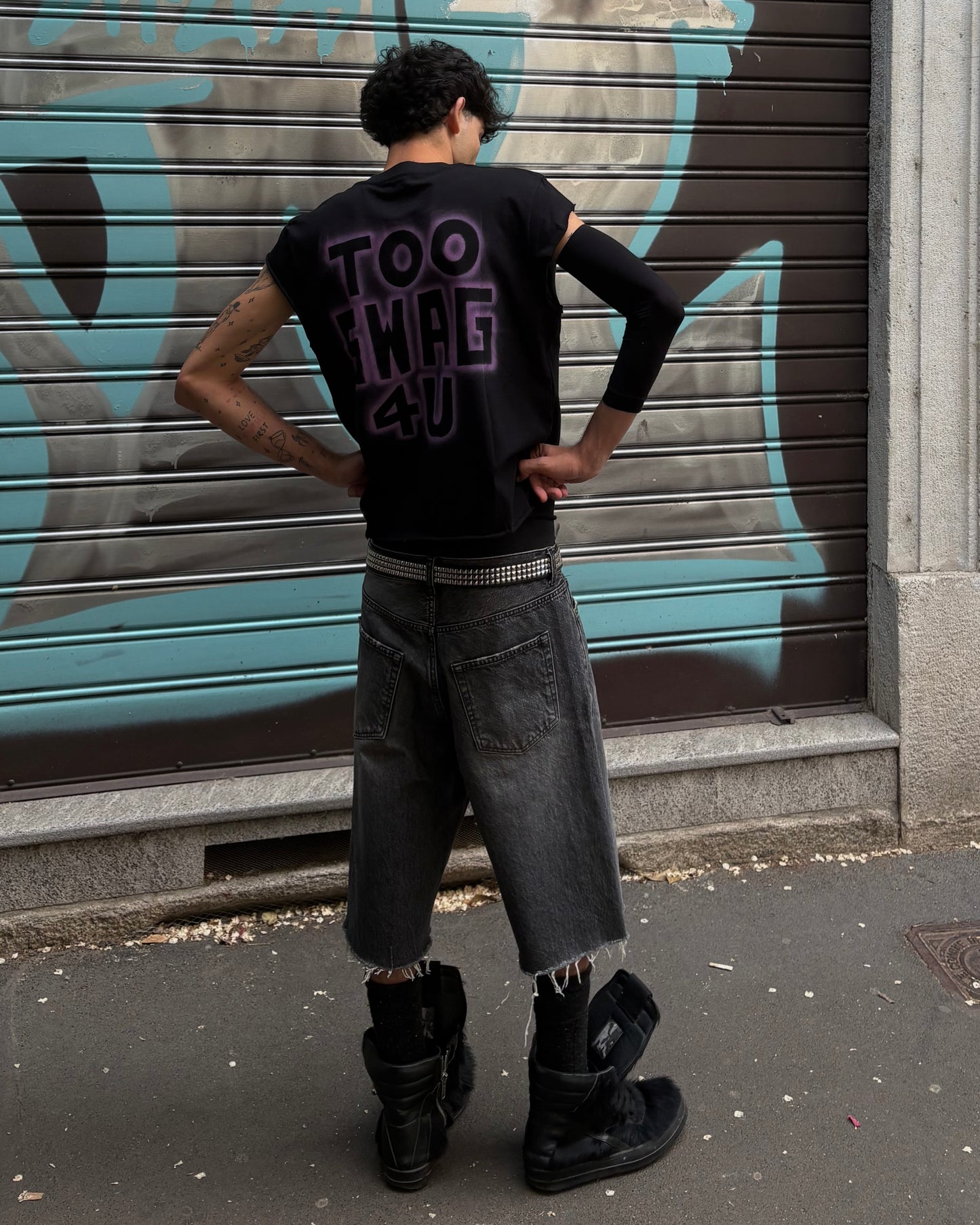 INFATUATION Everyday Jorts - Dark Grey - LAST ONE
