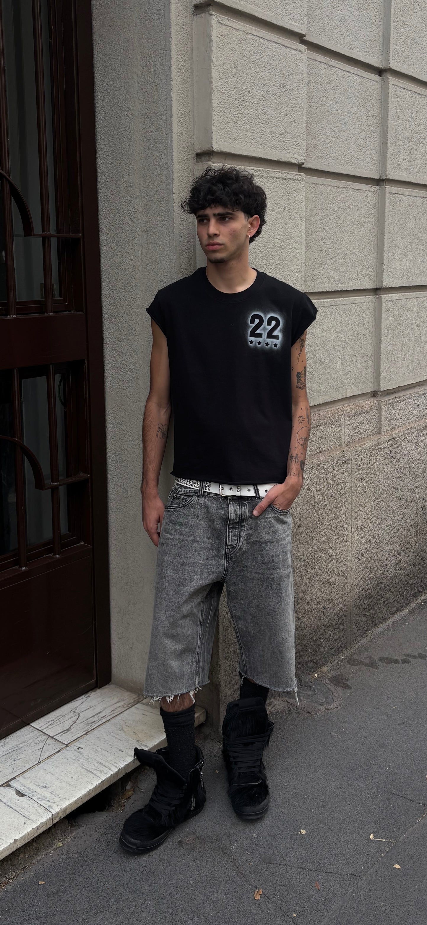 INFATUATION " Too Swag " Airbrush Tee - B/W