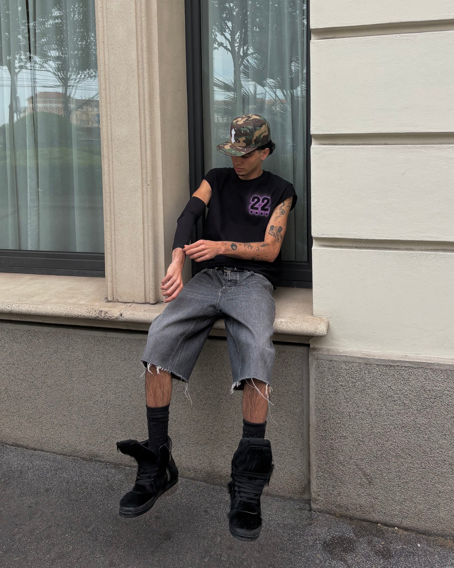 INFATUATION Everyday Jorts - Dark Grey - LAST ONE