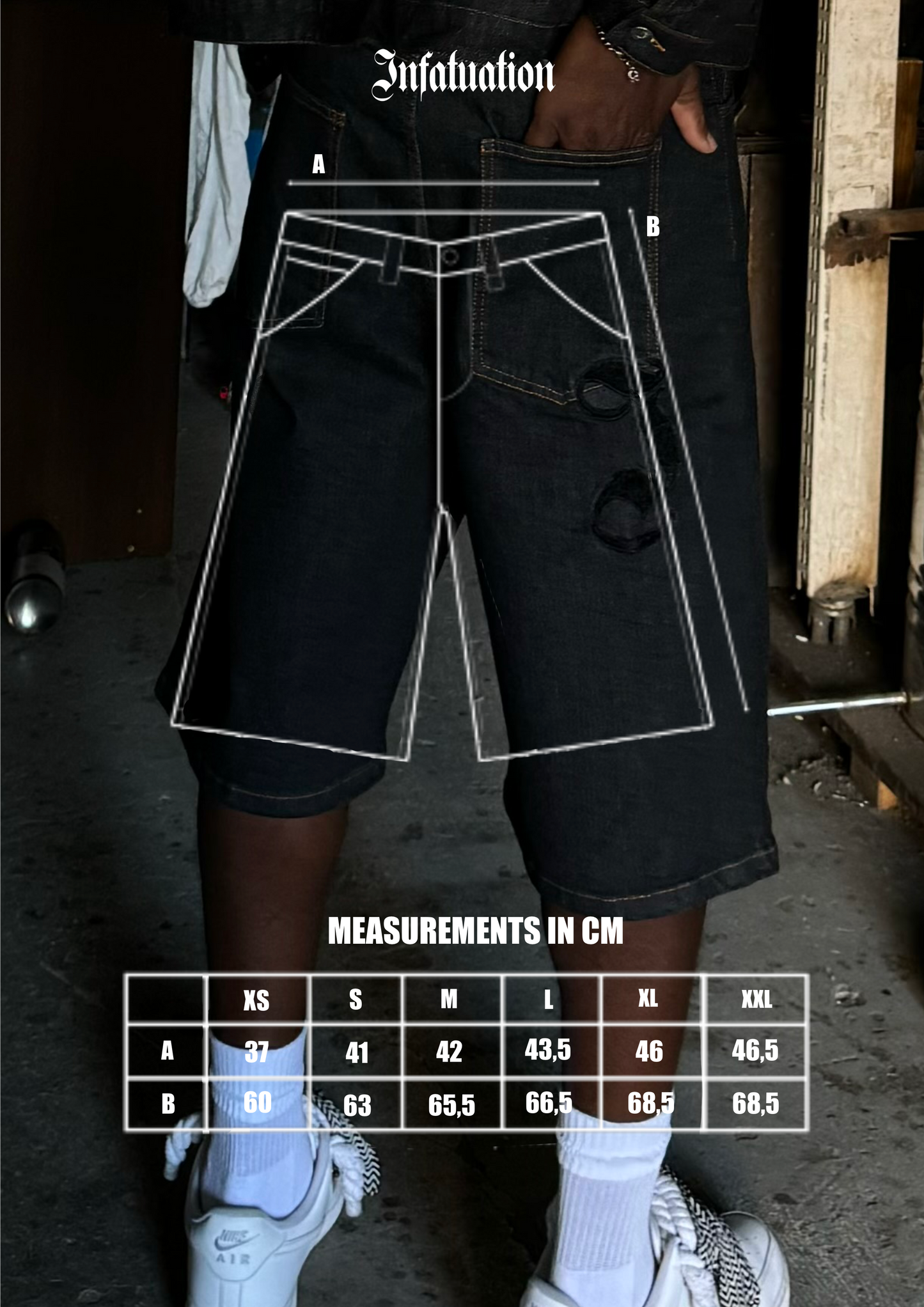 INFATUATION Swagging Jorts
