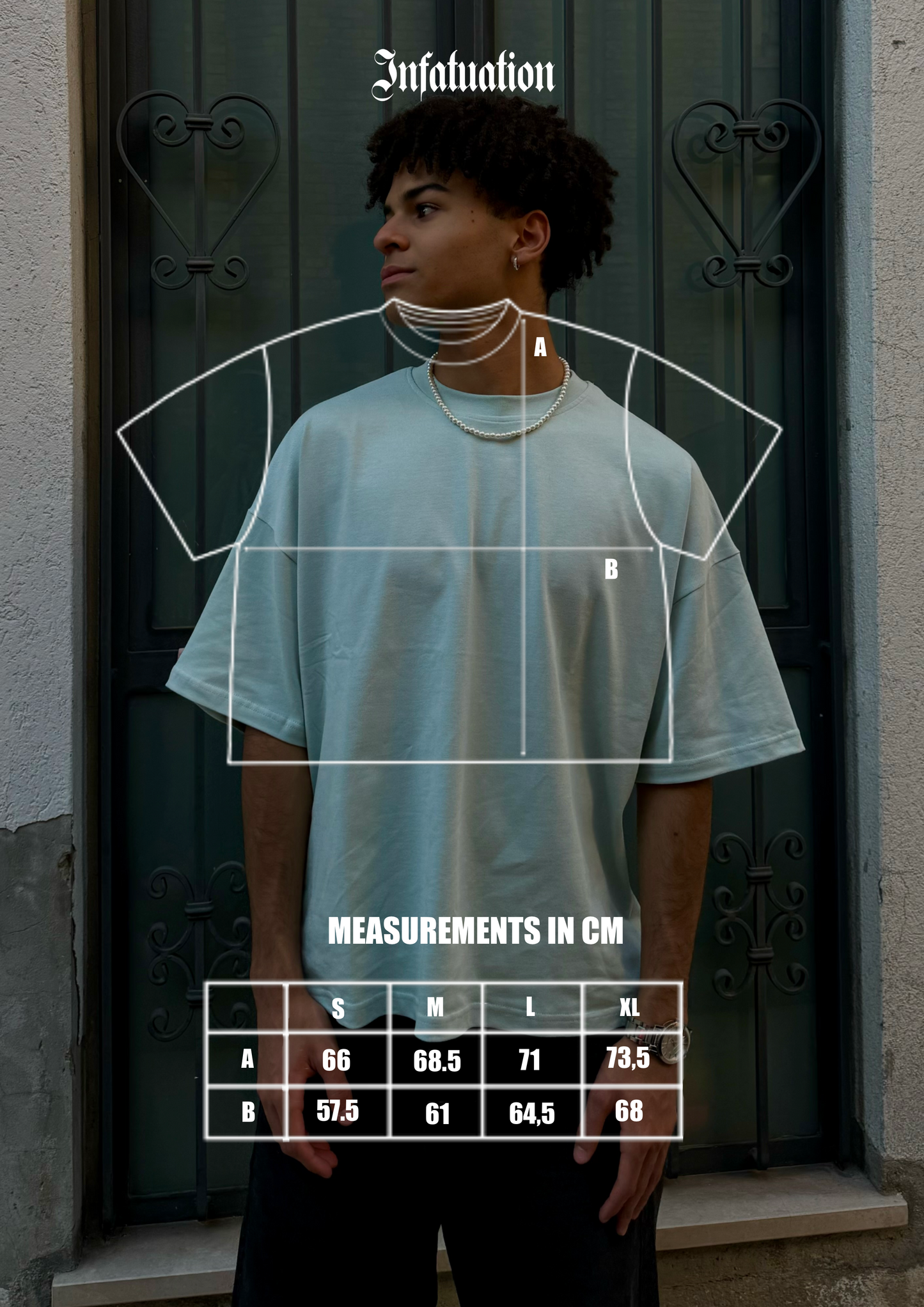 INFATUATION Teal Essence Tee