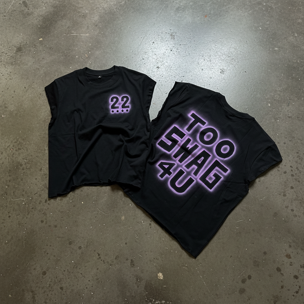 INFATUATION " Too Swag " Airbrush Tee - B/P
